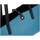 Torbice Ročne torbice Peterson TWP001LBLUE52266 Modra