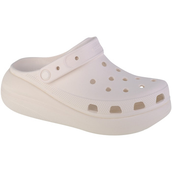 Čevlji  Ženske Nogavice Crocs Classic Crush Clog Bela