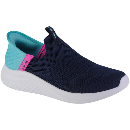 Čevlji  Deklice Nizke superge Skechers Slip-Ins Ultra Flex 3.0 - Fresh Time Modra