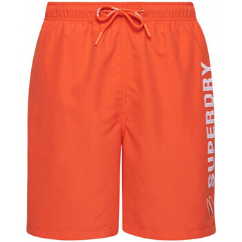 Oblačila Moški Kopalke / Kopalne hlače Superdry Code applque 19inch Oranžna