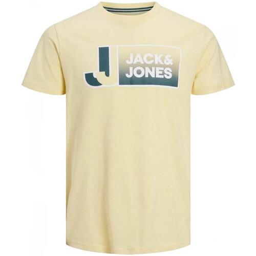 Oblačila Dečki Majice s kratkimi rokavi Jack & Jones  Rumena