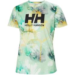 Oblačila Ženske Majice s kratkimi rokavi Helly Hansen  Zelena