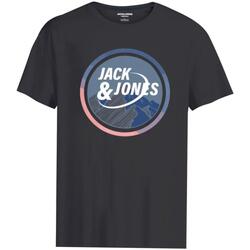 Oblačila Dečki Majice s kratkimi rokavi Jack & Jones  Črna