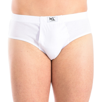 Spodnje perilo Moški Spodnje hlače Kisses&Love KL2027-WHITE-WHITE Bela