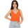 Oblačila Ženske Topi & Bluze La Modeuse 61962_P141369 Oranžna