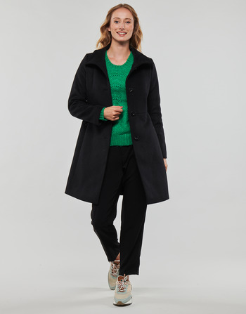 Oblačila Ženske Plašči Esprit New Basic Wool Črna