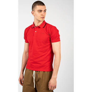Oblačila Moški Polo majice kratki rokavi Geox M2510Q T2649 | Sustainable Rdeča