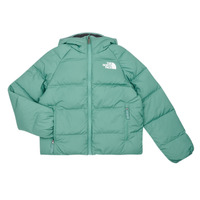 Oblačila Dečki Puhovke The North Face Boys North DOWN reversible hooded jacket Črna / Zelena