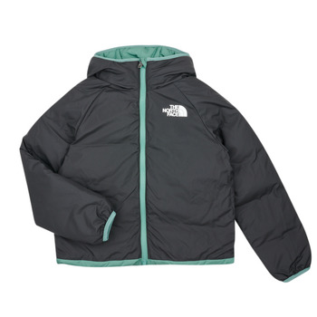The North Face Boys North DOWN reversible hooded jacket Črna / Zelena