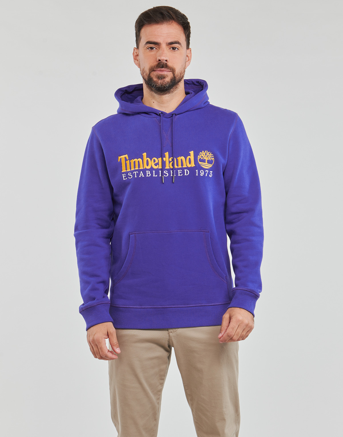 Oblačila Moški Puloverji Timberland 50th Anniversary Est. 1973 Hoodie BB Sweatshirt Regular Vijolična