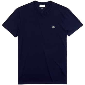 Oblačila Moški Majice & Polo majice Lacoste Pima Cotton T-Shirt - Blue Marine Modra
