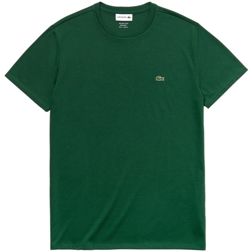 Oblačila Moški Majice & Polo majice Lacoste Pima Cotton T-Shirt - Vert Zelena