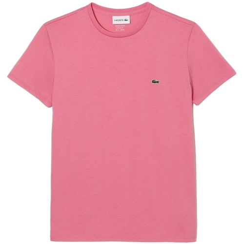 Oblačila Moški Majice & Polo majice Lacoste Pima Cotton T-Shirt - Rose Rožnata