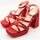 Čevlji  Ženske Sandali & Odprti čevlji Alma Blue  Rdeča