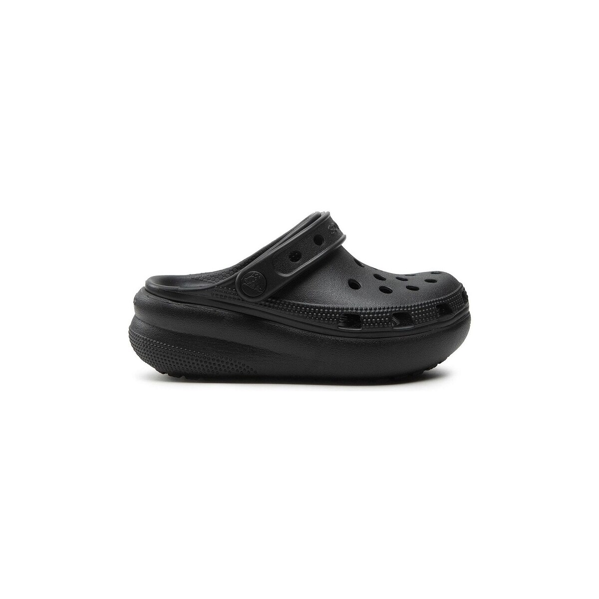 Čevlji  Ženske Natikači Crocs CLASSIC CRUSH Noir Črna