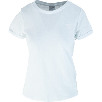 Oblačila Ženske Majice brez rokavov Diadora SS Core - Optical White Bela