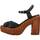 Čevlji  Ženske Sandali & Odprti čevlji Pon´s Quintana 10425 000 Črna