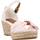 Čevlji  Ženske Sandali & Odprti čevlji Tommy Hilfiger HIGH WEDGE SEERSUCKER Rožnata