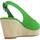 Čevlji  Ženske Sandali & Odprti čevlji Tommy Hilfiger ICONIC ELBA SLING BACK W Zelena