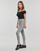 Oblačila Ženske Jeans skinny Levi's 721 HIGH RISE SKINNY Siva