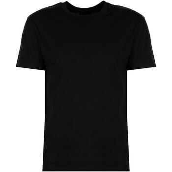 Oblačila Moški Majice s kratkimi rokavi Les Hommes LF224100-0700-900 | Round neck Črna