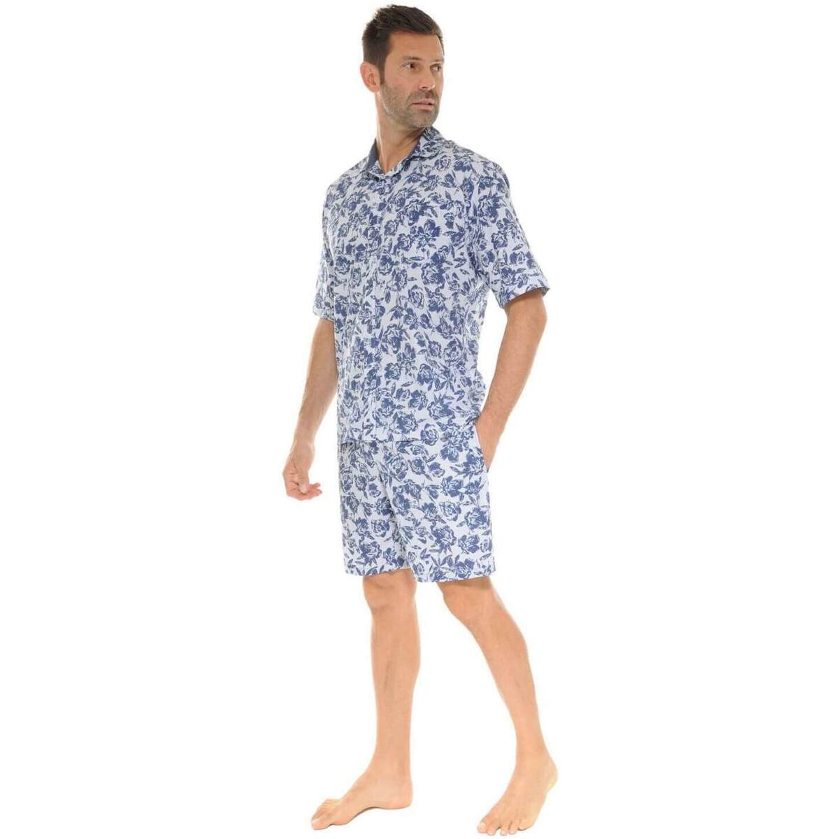 Oblačila Moški Pižame & Spalne srajce Pilus XAVI Modra