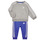 Oblačila Dečki Otroški kompleti Adidas Sportswear 3S JOG Siva / Bela / Modra