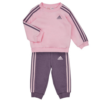 Oblačila Deklice Otroški kompleti Adidas Sportswear 3S JOG Rožnata / Vijolična