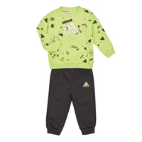 Oblačila Dečki Otroški kompleti Adidas Sportswear BLUV Q3 CSET Zelena / Črna
