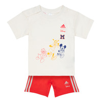 Oblačila Otroci Otroški kompleti Adidas Sportswear DY MM T SUMS Bela / Rdeča