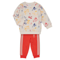 Oblačila Otroci Otroški kompleti Adidas Sportswear DY MM JOG Bela / Pozlačena / Rdeča
