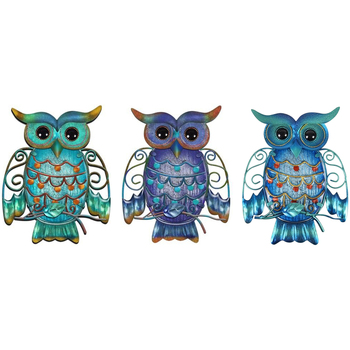 Dom Kipci in figurice Signes Grimalt Owl Adorno 3 Enote Modra