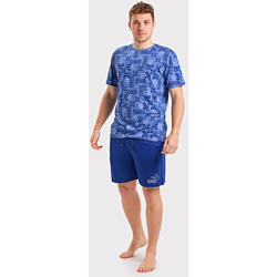 Oblačila Moški Pižame & Spalne srajce Munich DH0355 Modra
