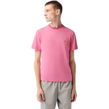 Oblačila Moški Majice s kratkimi rokavi Lacoste  Rožnata