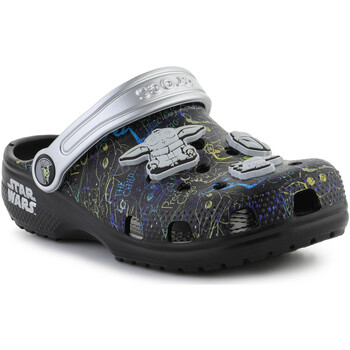 Čevlji  Dečki Sandali & Odprti čevlji Crocs Classic Grogu Clog T Black 207893-001 Večbarvna