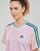 Oblačila Ženske Majice s kratkimi rokavi Adidas Sportswear 3S CR TOP Rožnata