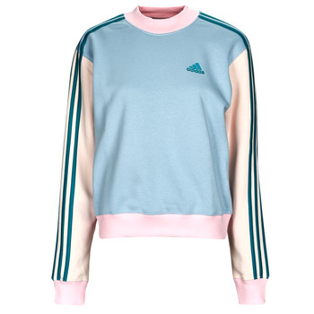 Oblačila Ženske Puloverji Adidas Sportswear 3S HN SWT Modra / Rožnata