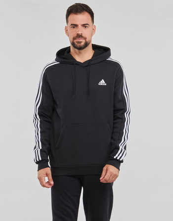 Oblačila Moški Puloverji Adidas Sportswear 3S FL HD Črna