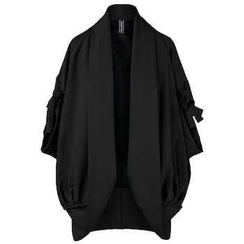 Oblačila Ženske Plašči Wendy Trendy Coat 110823 - Black Črna