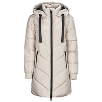 Oblačila Ženske Puhovke JDY JDYSKYLAR PADDED HOOD JACKET OTW NOOS Bež