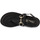 Čevlji  Ženske Sandali & Odprti čevlji S.piero BLACK FLAT SANDAL Črna