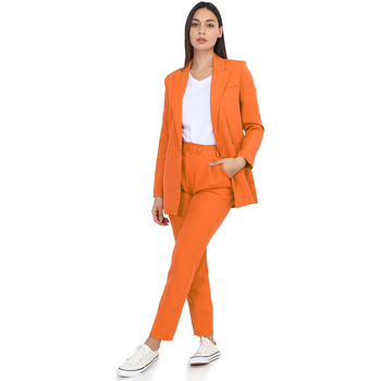 Oblačila Ženske Trenirka komplet La Modeuse 66988_P155766 Oranžna