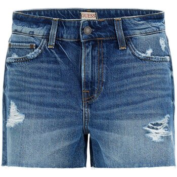 Oblačila Ženske Kratke hlače & Bermuda Guess W3GD20 D4ZN1 Modra