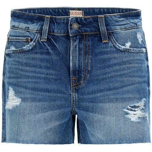 Oblačila Ženske Kratke hlače & Bermuda Guess W3GD20 D4ZN1 Modra