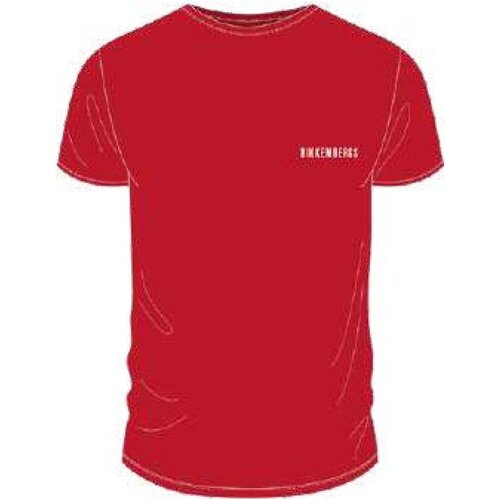 Oblačila Moški Majice s kratkimi rokavi Bikkembergs BKK2MTS01 Rdeča
