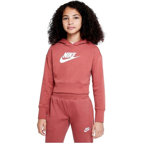 Oblačila Deklice Puloverji Nike SUDADERA NIA  CLUB DC7210 Rožnata
