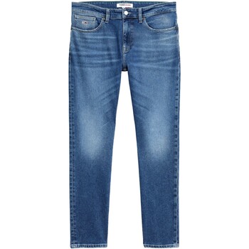 Oblačila Moški Hlače Tommy Jeans VAQUERO CORTE SLIM HOMBRE   DM0DM13686 Modra