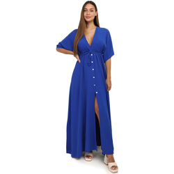 Oblačila Ženske Obleke La Modeuse 66761_P155476 Modra