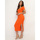 Oblačila Ženske Obleke La Modeuse 66782_P155513 Oranžna