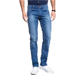 Oblačila Moški Jeans straight Lee L706ROEM DAREN Modra